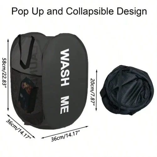 Breathable Collapsible Mesh Pop-Up Laundry Hamper photo review