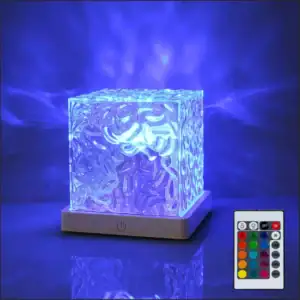 Ocean Wave Projector Night Light - 16 Color Rotating