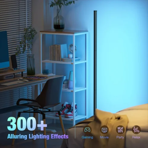 Smart Corner Floor Lamp with APP Control and 16 Million Color photo review