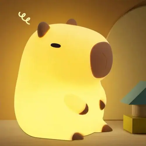 Charming Capybara Night Light for Kids photo review