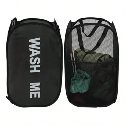 Breathable Collapsible Mesh Pop-Up Laundry Hamper photo review