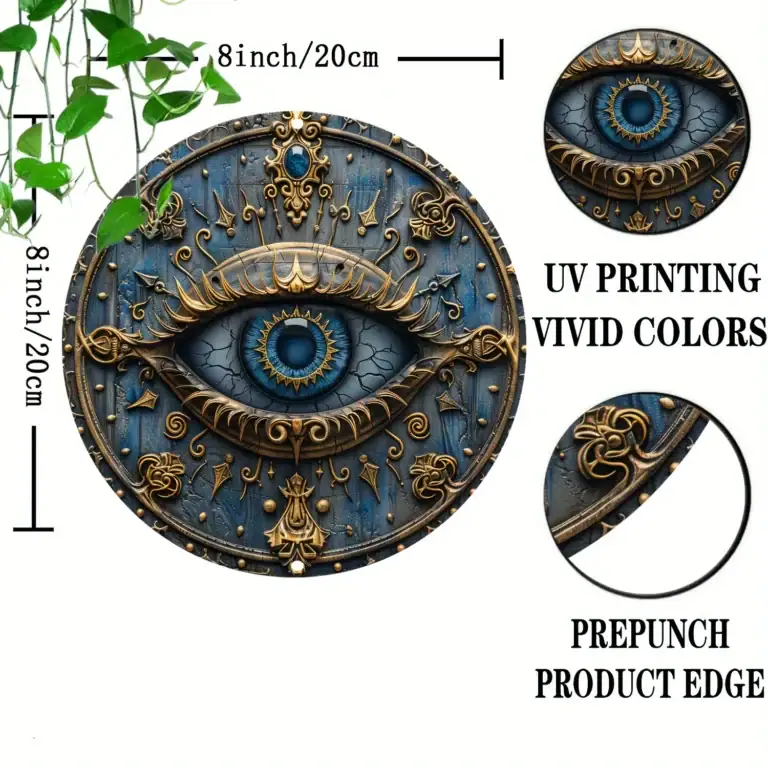 Egyptian All-Seeing Eye Metal Signage - Unique Pyramid photo review