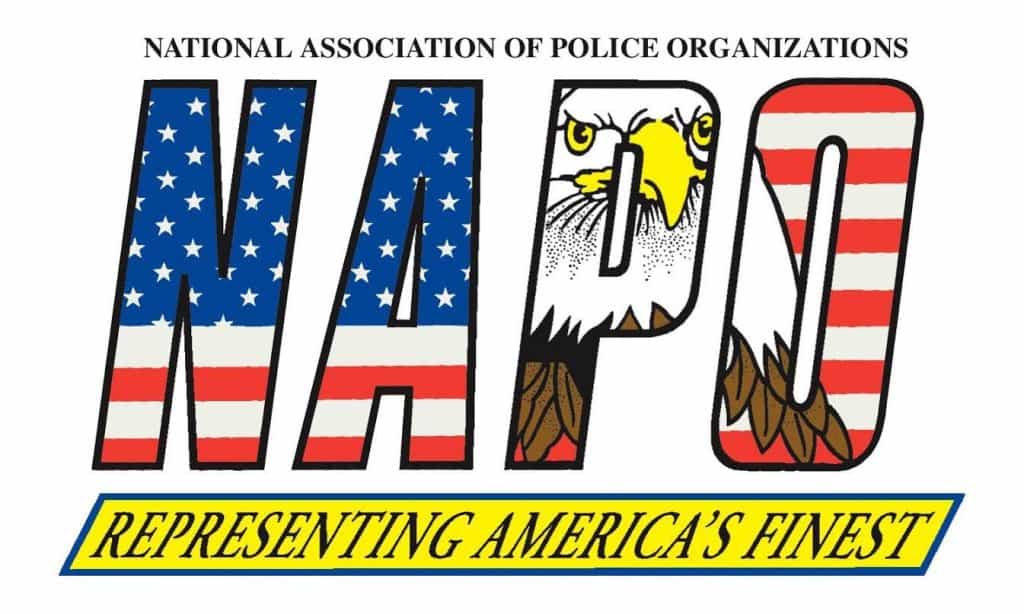 Chicago Police Lieutenants Association logo with American flag theme.
