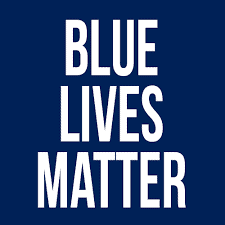 Chicago Police Lieutenants Association logo with "Blue Lives Matter" message.