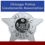 Chicago Police Lieutenants Association badge with emblem and text.