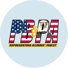 Chicago Police Lieutenants Association logo with American flag and eagle imagery.