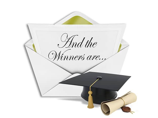 Graduation cap, diploma, and message card for police officers' achievement.