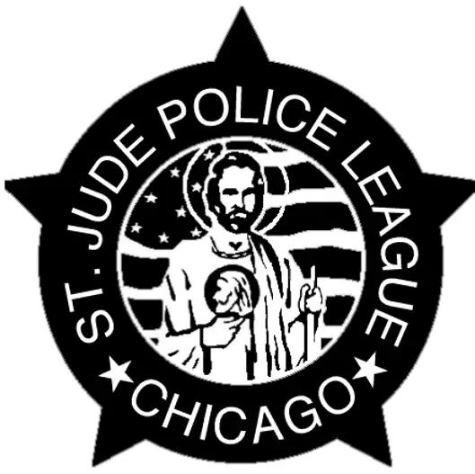 Chicago Police Lieutenants Association emblem with St. Jude reference.