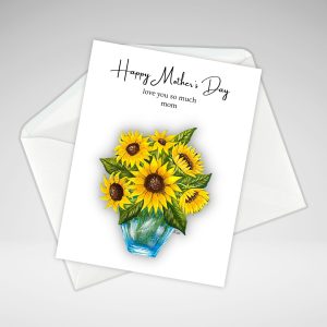 Bouquet of Sunflowers Mother's Day Card