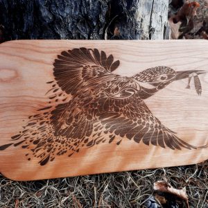 The Fisher King' wooden cutting board/charcuterie board
