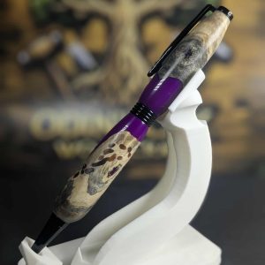Hybrid Burl Twist Streamline -Grape Divine Pen