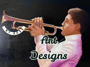 All That Jazz Trumpet Player Print (11"x 14" and 16"x 20")