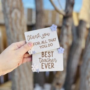 Teacher Gift Card Holder