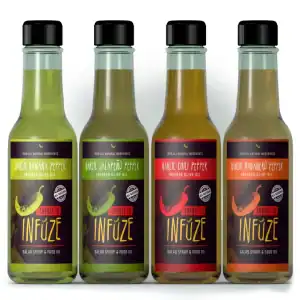 4 Pack Mixed Infused Olive Oils 150 ml (5 oz) each