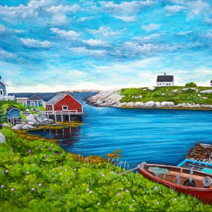 Fisherman's Wharf, Peggy's Cove Print