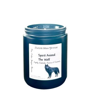 Spirit Animal Wolf Candle