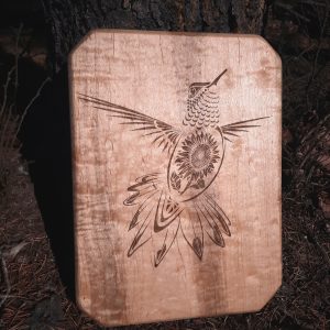 Sunflower Serenade' wooden cutting board/charcuterie board
