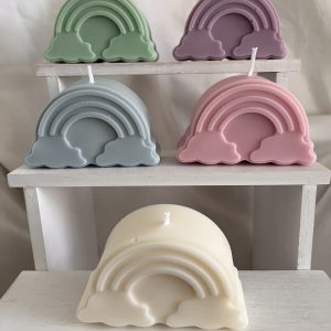 Rainbow Soy Wax Candle