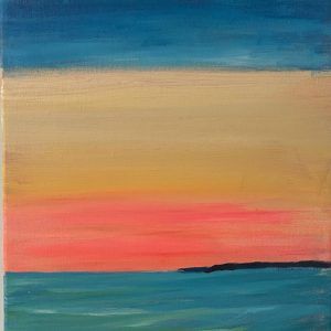 Beach Dawn Contemporary Canadian Landscape Painting