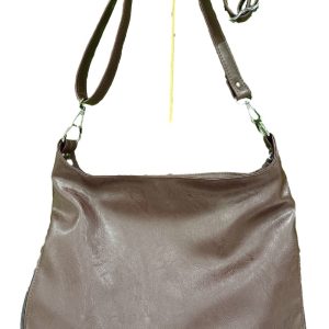 Elegant Dark Brown Slouchy Bag