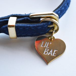 Gold Plated L'il Bae Pet Tag