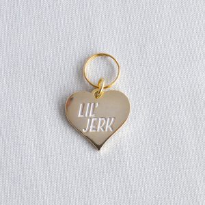 Gold Plated L'il Jerk Pet Tag