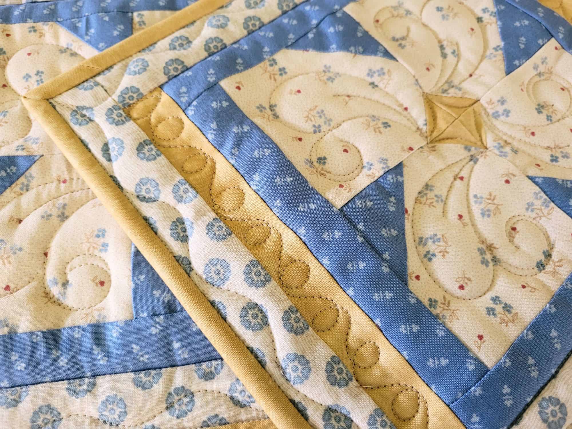 patchwork star hot mats