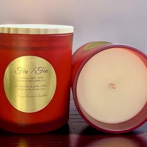 FIRE | Motivation & Transformation | Cinnamon, Clove & Amber Candle, 227 g.