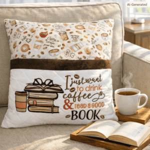 Book Pocket Pillow Slip Cover