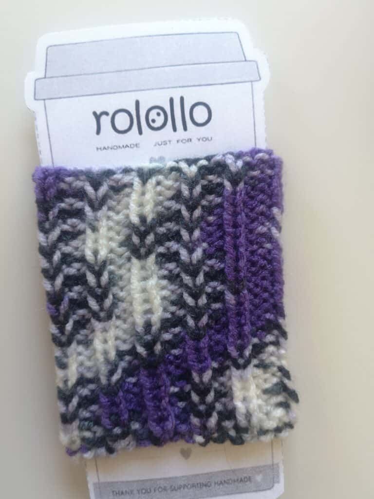 HandKnit Cup & Can Cozy–Reusable Coffee Sleeves