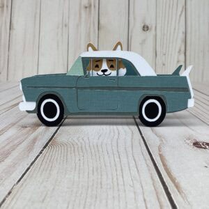 Car Pop Up Dog Card