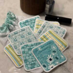 Facial Care, Handmade Reusable Face Wipes and Laundry Bag Set