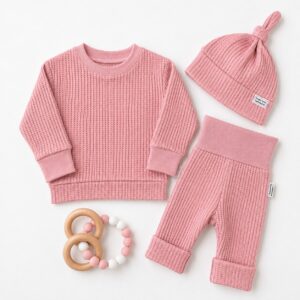 Rose Pink Baby Bundle 3-6 month size