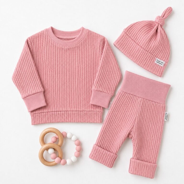 Rose Pink Waffle Bundle