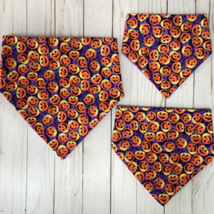 Pumpkin Handmade Dog Bandana