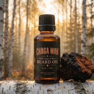 CHAGA MAN® Wild Chaga & Birch Beard Oil