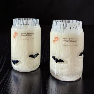 Batty Night Halloween Candle, 12 oz / 340 g