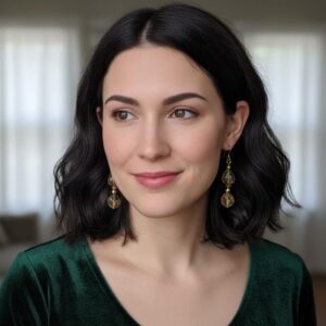 Citrine Gold-Filled Drop Earrings