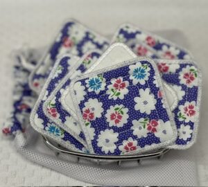 Facial Care, Handmade Reusable Face Wipes and Laundry Bag Set