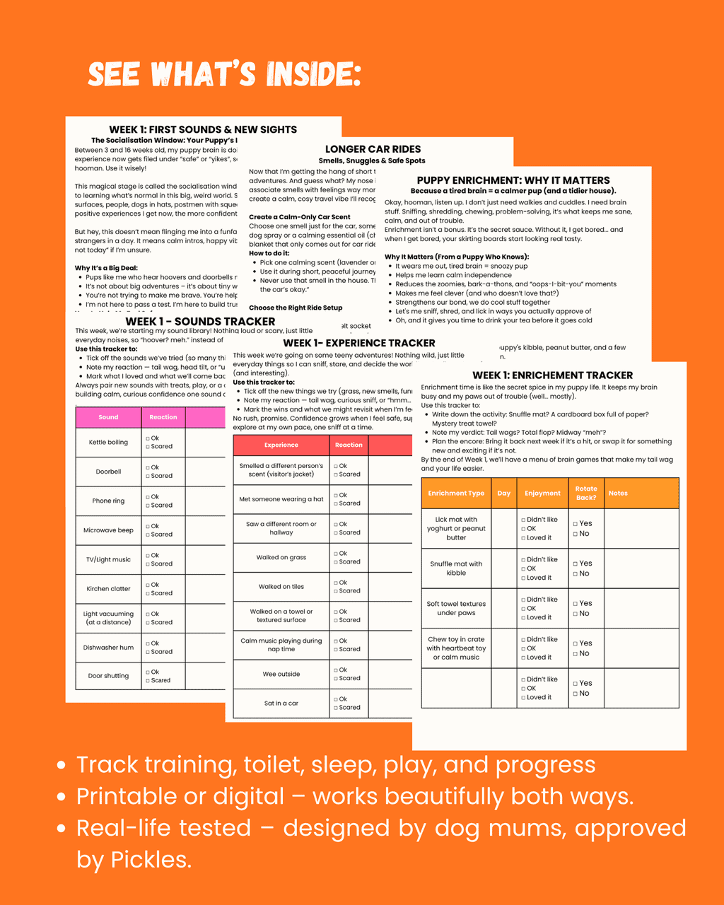 The New Paw-rent Puppy Planner - Digital - Image 5