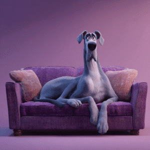 Cartoon-style_3Great_Dane_The_Gentle_