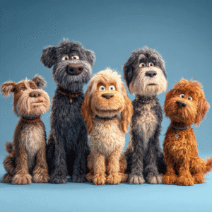 cartoon_style_3d_render_of_Crossbreeds_Cockapoos_Labradoo-dog