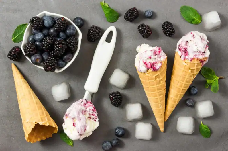 Ninja Creami Keto Blackberry Cheesecake Ice Cream