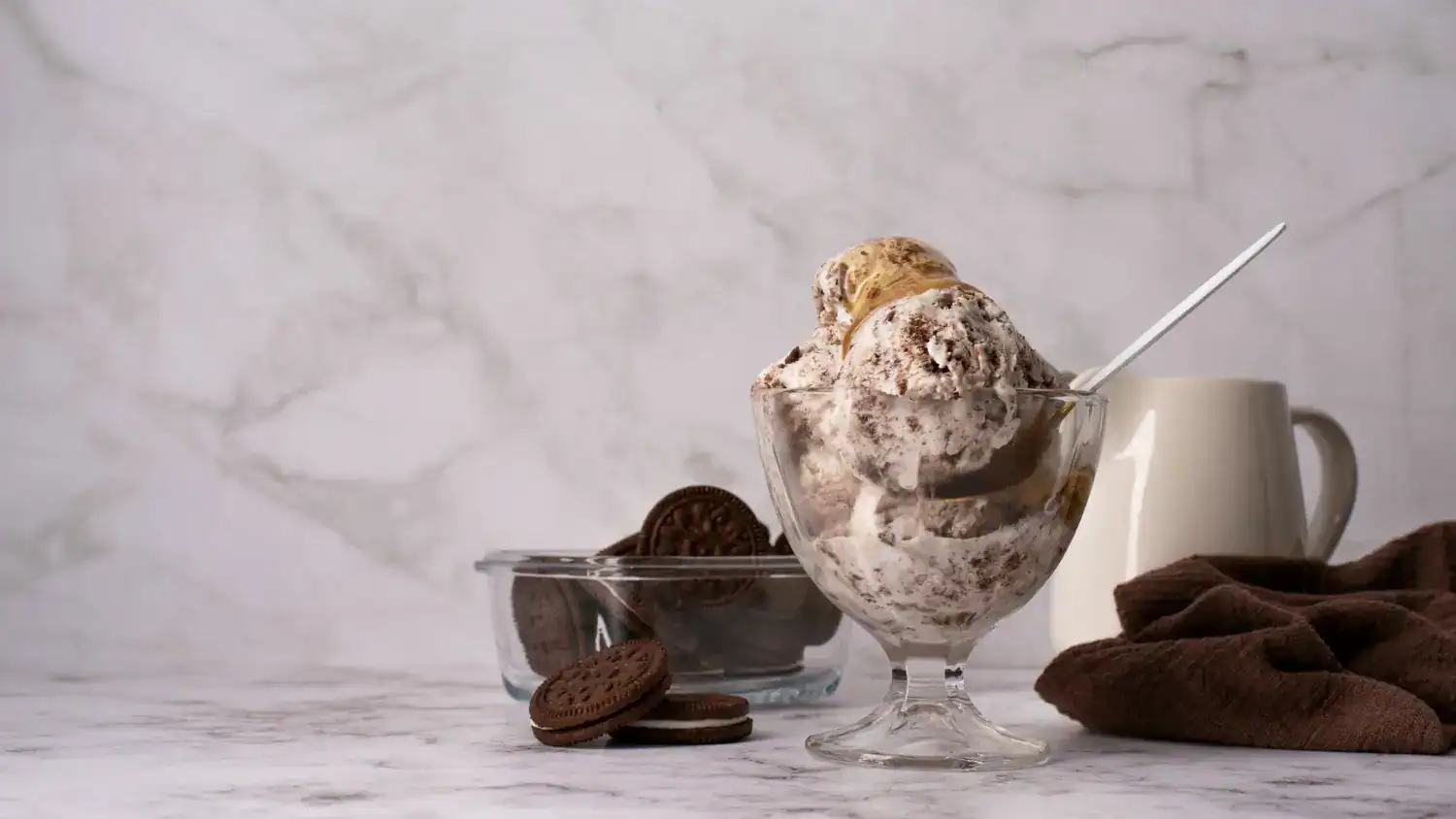 Delicious homemade mocha almond fudge ice cream with rich chocolate and crunchy almonds. Perfect for.