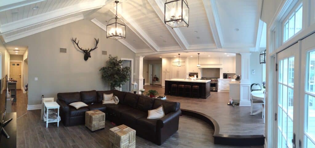 Custom Millwork Coffered Ceiling in Syosset Ny by Creatively Done Homes Improvements
