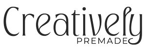 Creatively premade logo