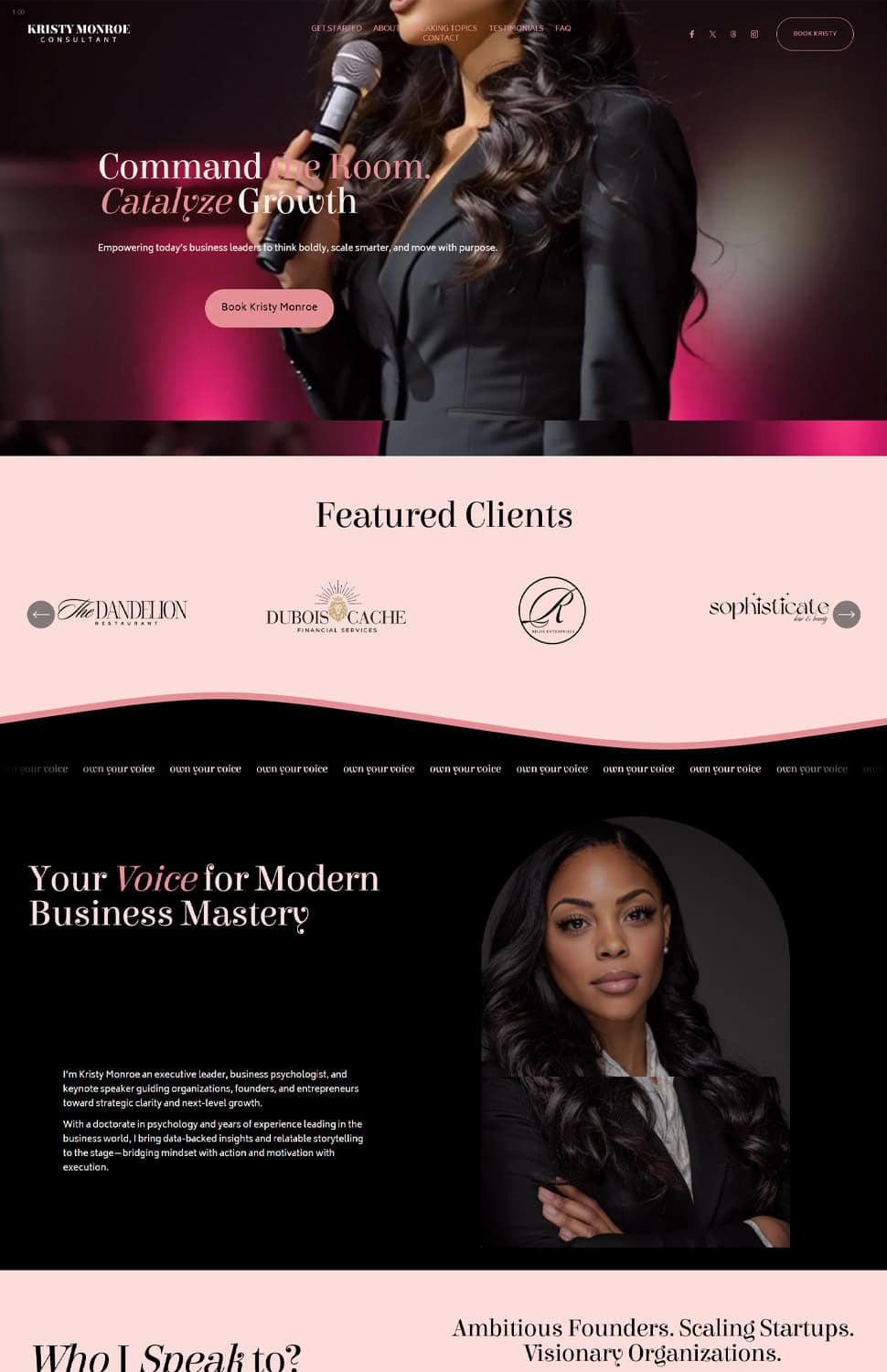 Executive luxe squarespace halfscreenshot