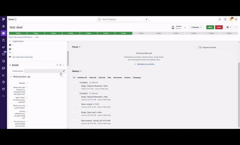 Invoice Stripe