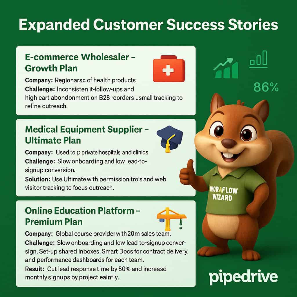 Pipedrive Pricing Plan: Customer Success Stories