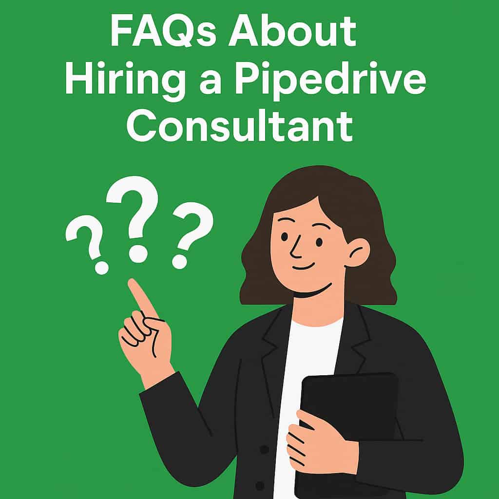 FAQs About Hiring a Real Estate Pipedrive Consultant